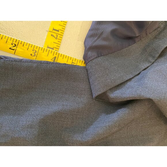 Banana Republic Womens Navy Wool Blend Pencil Skirt Size 12 - Picture 10 of 10